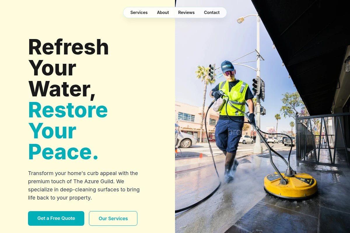 Pump Pressure Washing