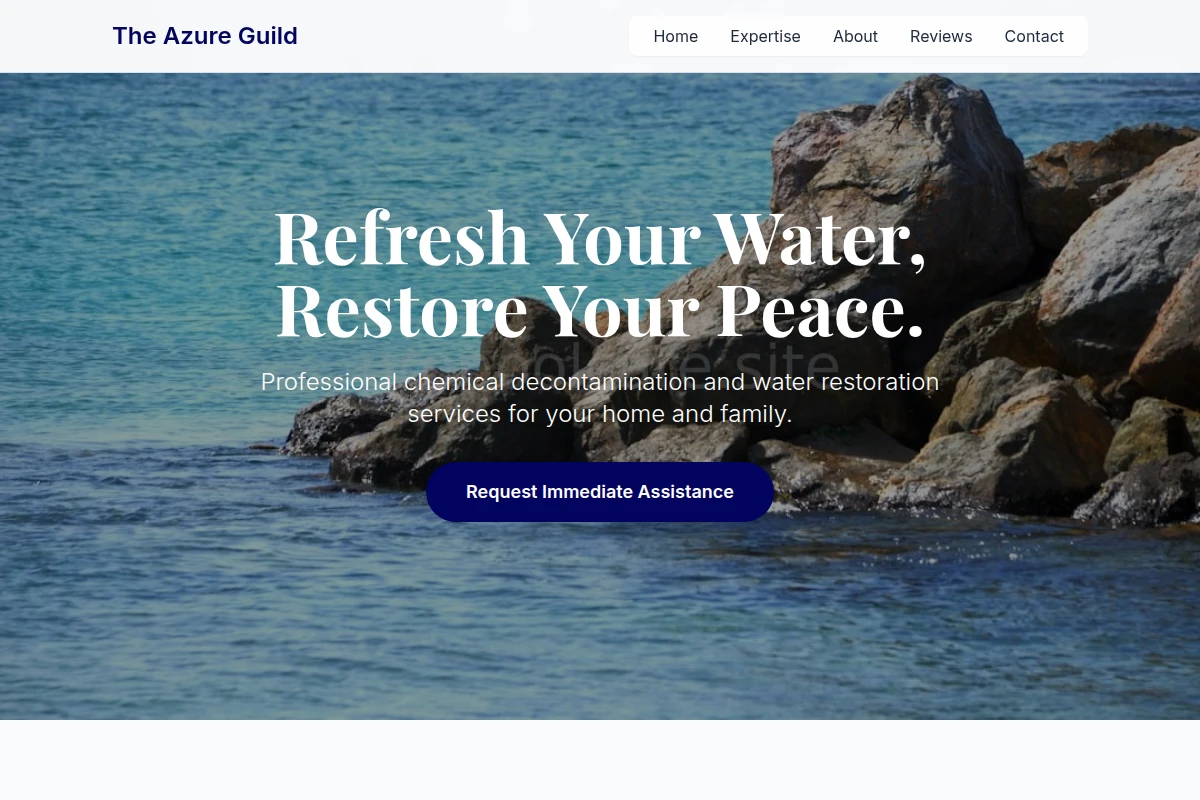 Chemical Water Restoration