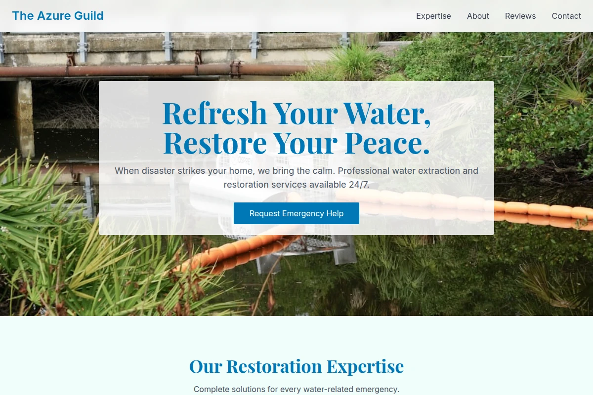 Cyan Water Restoration